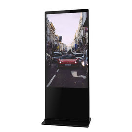 HD 1080P Floor Standing Digital Signage / Wifi Network Digital Signage Player For Mall