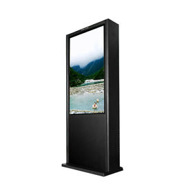 100 Inch Outdoor Digital Signage Displays / Floor Standing External Digital Signage