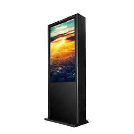 43 Inch Digital Led Advertising Board Floor Standing Nano Touch Outside
