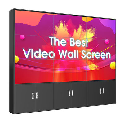 Advertising Splicing Touch Screen Lcd Display Video Wall Panels 55&quot; 0.53mm X 0.53mm