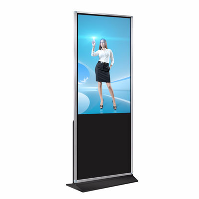 Aluminum Alloy Sheet Metal Vertical Digital Signage Display 43&quot; Indoor Kiosk