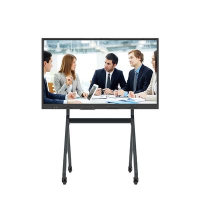 Portable Smart 4k Digital Touch Screen Board InteractiveWhiteboard Standing 300W