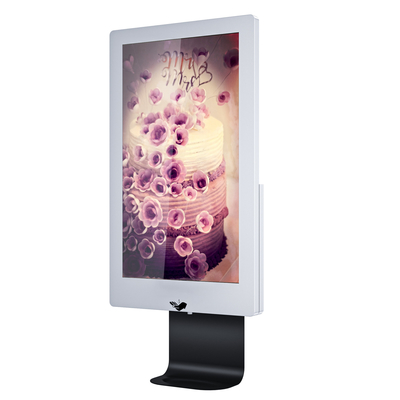 Public 21.5 Inch Hand Sanitizer Digital Signage Advertising Players Automatic Dispenser Display Kiosk