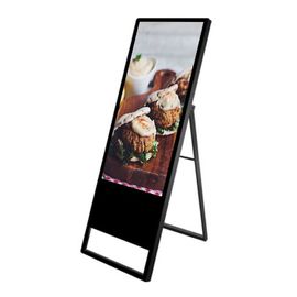 50 Inch Portable Kiosk Stand Android Advertising Poster For Shopping Mall Supermarket