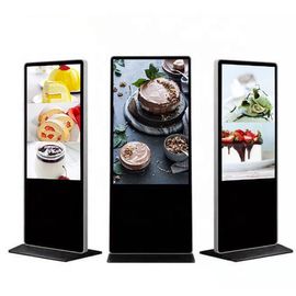 49 Inch Floor Standing Indoor Digital Signage Infrared Touch For Exhibition Center