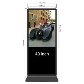 43 Inch Interactive Digital Display With Capacitive Touch Screen I3 I5 I7 For Train Station