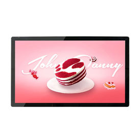 27 Inch Wall Mounted Digital Signage Non Touch Screen For Beverage Shop