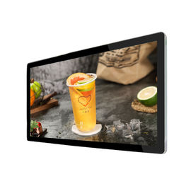 Network Wifi 32 Inch Wall Mounted Digital Signage / Hd 1080p Advertising Lcd Player