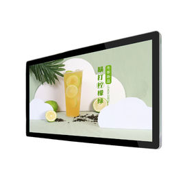 Network Wifi 32 Inch Wall Mounted Digital Signage / Hd 1080p Advertising Lcd Player