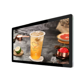 Network Wifi 32 Inch Wall Mounted Digital Signage / Hd 1080p Advertising Lcd Player