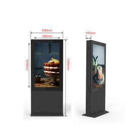 Floor Standing 49 Inch Outdoor Digital Kiosk Advertisement Android Wifi Type