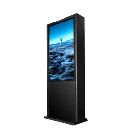 43 Inch Digital Led Advertising Board Floor Standing Nano Touch Outside