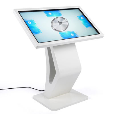 High Resolution horizontal Interactive LCD Digital Signage Touch Screen Kiosk