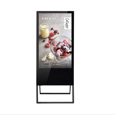 Advertising Restaurant Portable Digital Signage Advertising Display Battery Powered