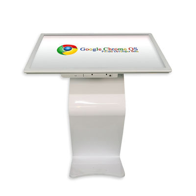 RoHS LCD Advertising Touch Screen Digital Signage 450CD/M Horizontal Display Kiosk