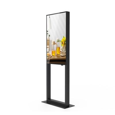 Floor Standing Digital Signage Elevator Lcd Display Touch Screen For Advertising