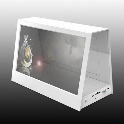 Transparent Smart Showcase LCD Show Cabinet Box For Product Advertising