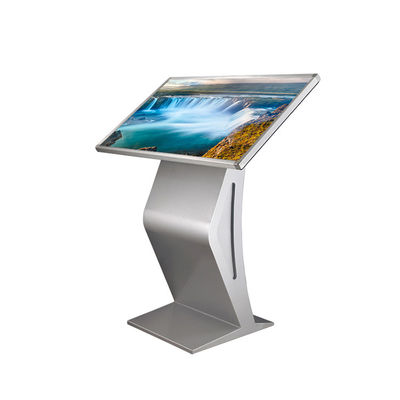 Airport Guiding Menu 450cd/M2 Slim 32 Inch Indoor Stand Digital Signage Kiosk