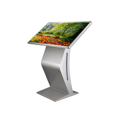 Airport Guiding Menu 450cd/M2 Slim 32 Inch Indoor Stand Digital Signage Kiosk