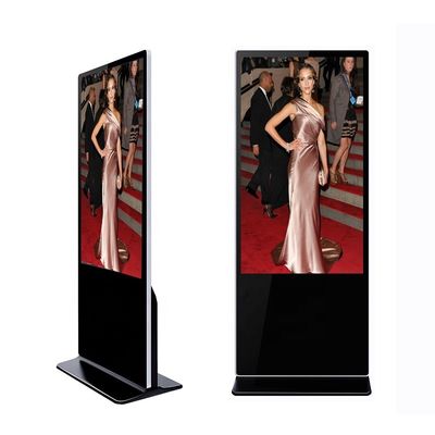 1.8GHz Lcd Digital Advertising Advertising Players Multi Screen Floor Stand