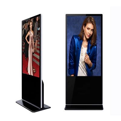 1.8GHz Lcd Digital Advertising Advertising Players Multi Screen Floor Stand