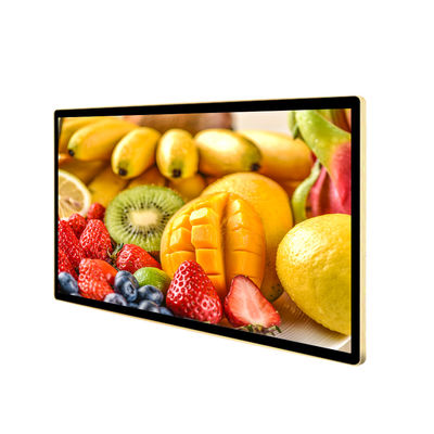 USB 50 Inch Wall Mounted Lcd Advertising Display Screen 1920x1080P