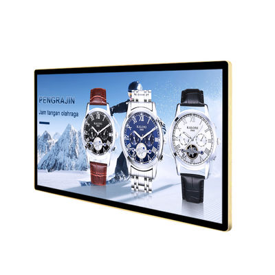 USB 50 Inch Wall Mounted Lcd Advertising Display Screen 1920x1080P