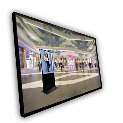 LCD Advertising Wall Mount Digital Signage Touch Screen 49 Inch 4k