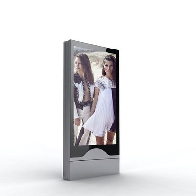 86 Inch Floor Stand Or Mounted Aluminum Indoor Digital Signage Media Player  Display