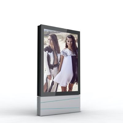86 Inch Floor Stand Or Mounted Aluminum Indoor Digital Signage Media Player  Display