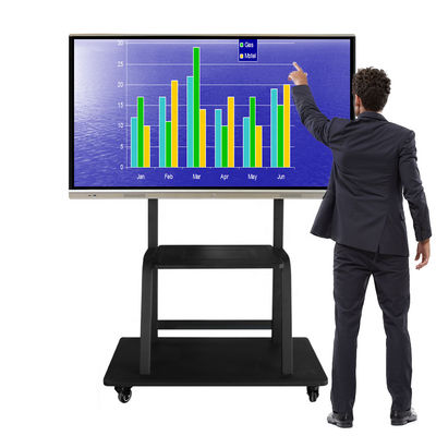 Education Smart Digital Interactive Whiteboard 65 Inch Electronic Portable