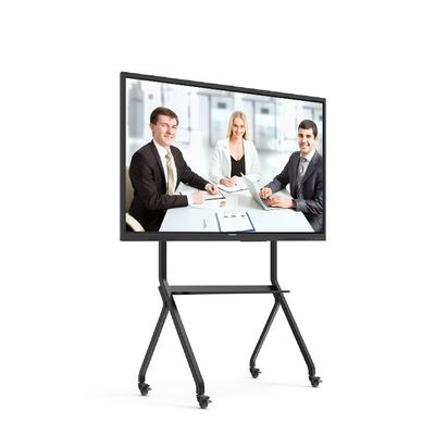 Portable Smart 4k Digital Touch Screen Board InteractiveWhiteboard Standing 300W