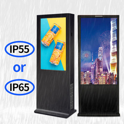 65 Inch Advertising Nano Touch Screen Outdoor Led Digital Signage 3840 * 2160