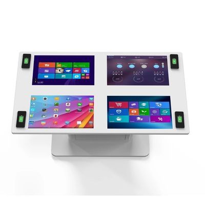 Smart Interactive Guide Touch Screen Computer Kiosk 400 Cd/M2 For Bank