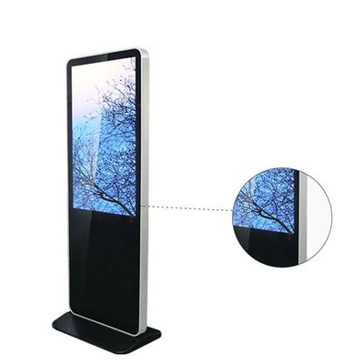 Iphone Style Vertical Advertising LCD Commercial Digital Signage Display 3840 X 2160