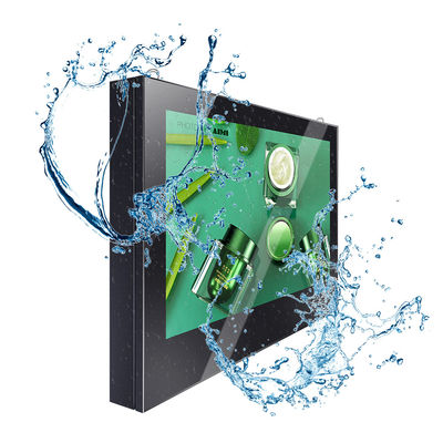 4K FHD IP65 Waterproof Wall Mounted LCD Digital Signage With Capacitive Touch