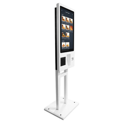32 Inch Lcd 350cd/m2 Interactive Touch Screen Kiosk With Pos System