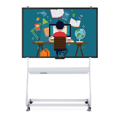 86 Inch Touch Screen Smart Board Free Standing Interactive Whiteboard
