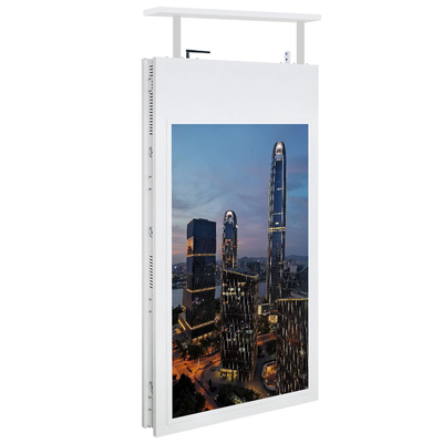 55'' Hanging Double Sided Commercial Digital Signage Displays Ultra High Brightness For Window Displays