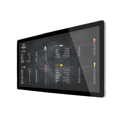 TFT Information Display Board With CMS Cloud Plug In And Play Network Digital Menu Boards