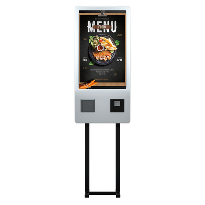 32 Inch Restaurant Electronic Self Ordering Machine Sef - Service Bill Payment Kiosk