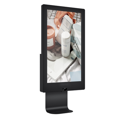 Public 21.5 Inch Hand Sanitizer Digital Signage Advertising Players Automatic Dispenser Display Kiosk