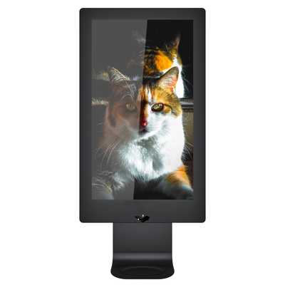 Public 21.5 Inch Hand Sanitizer Digital Signage Advertising Players Automatic Dispenser Display Kiosk