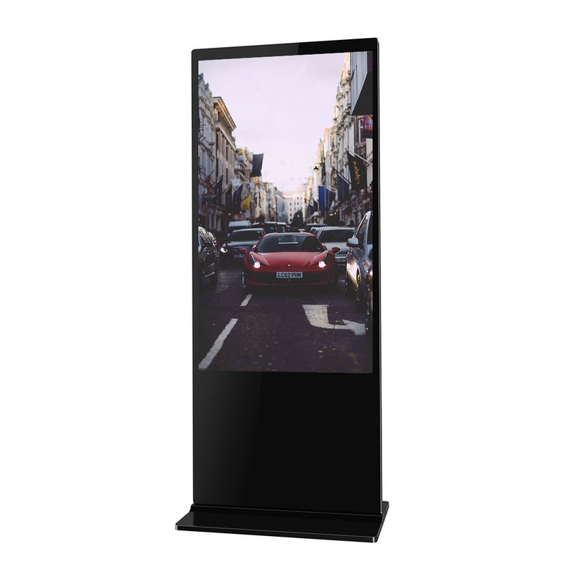 HD 1080P Floor Standing Digital Signage / Wifi Network Digital Signage Player For Mall