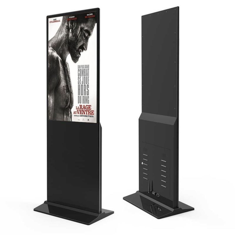 Android Based Floor Standing Digital Signage 65 Inch Hd Advertising FCC CE