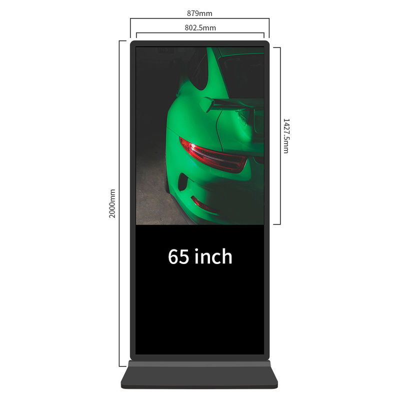 Wifi Network Digital Display Touch Screen Kiosk With Printer High Resolution