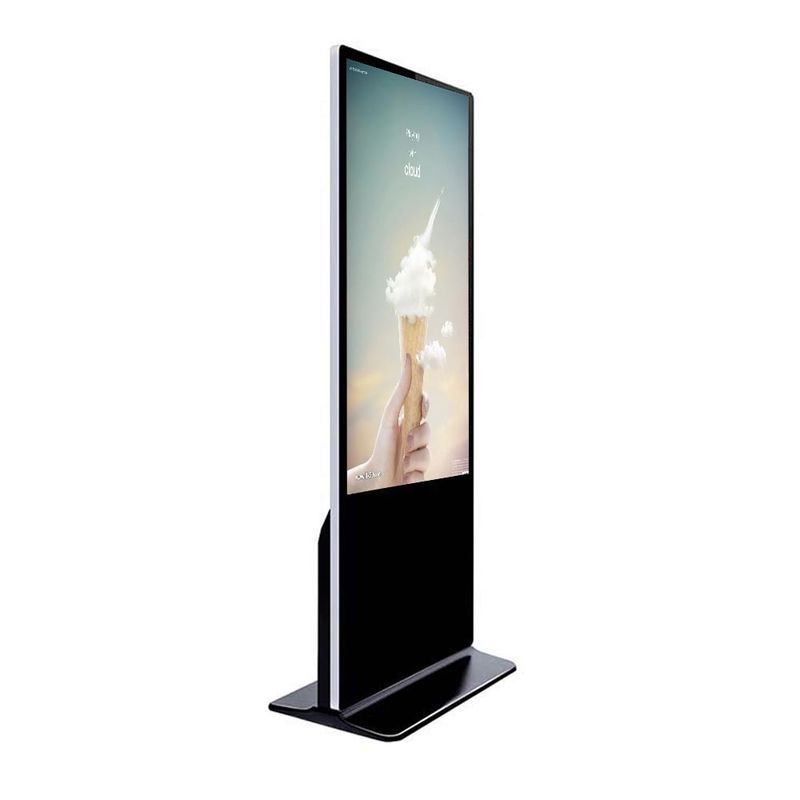 Advertisement 55 Inch Android Touch Screen Kiosk With Capacitive Touch Windows System