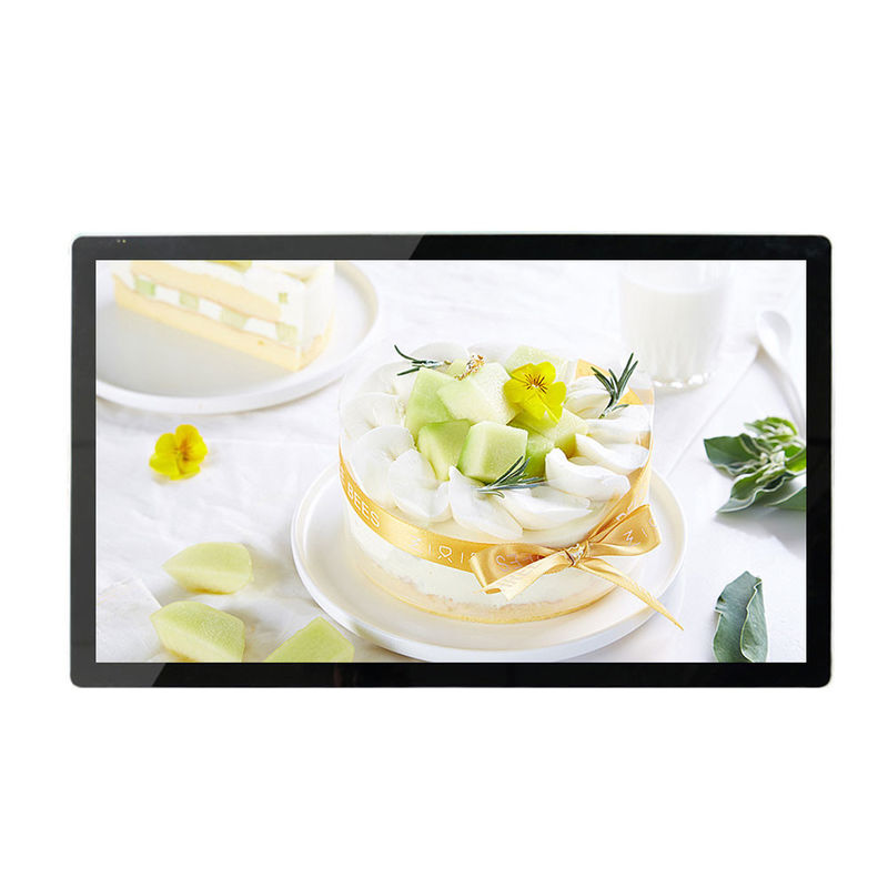 43 Inch Wall Mounted Digital Video Signage Non Touch Screen Airport Support