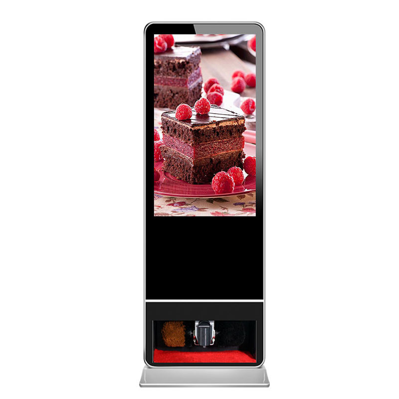 43 Inch Advertising Display And Shoes Shine Digital Signage For Restaurant Menu