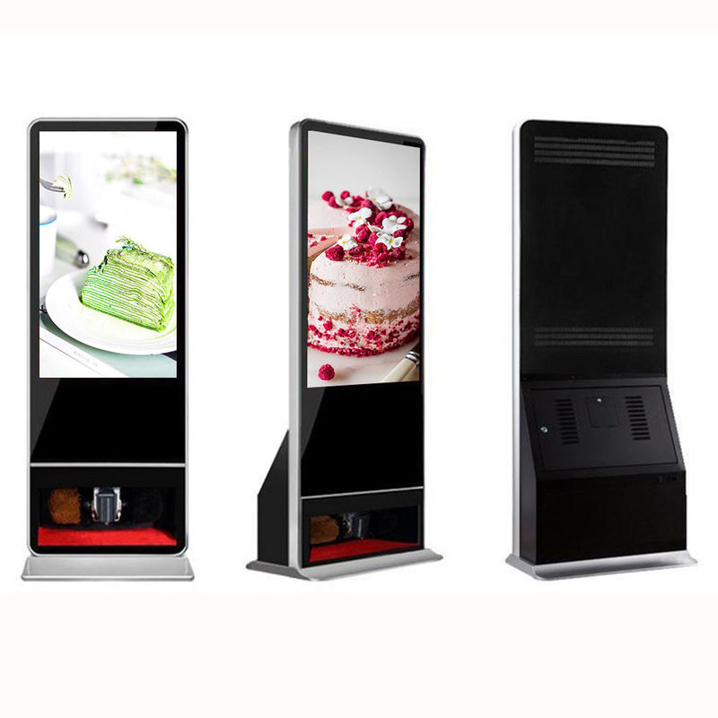 16.7M Standing LCD Advertising Digital Signage For Player Restaurant